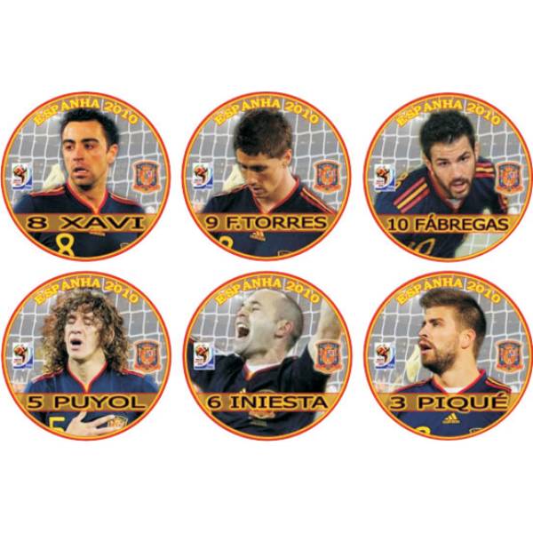 Jogo da Espanha Campeã Copa 2010