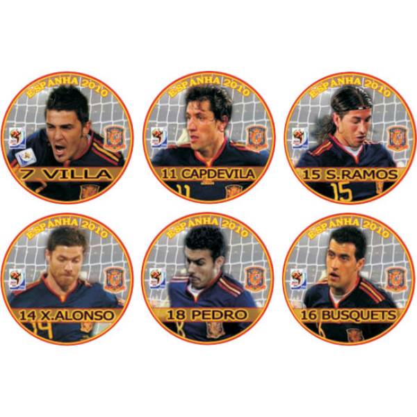 Jogo da Espanha Campeã Copa 2010