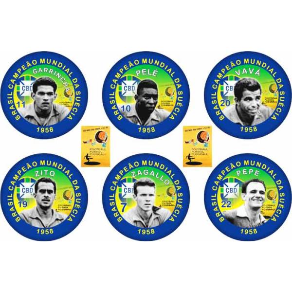 Jogo do Brasil Campeão Copa de 1958