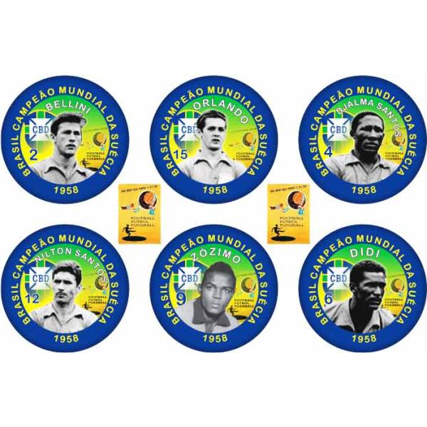 Jogo do Brasil Campeão Copa de 1958
