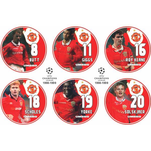 Jogo do Manchester - UEFA Champions League - 1998 - 1999