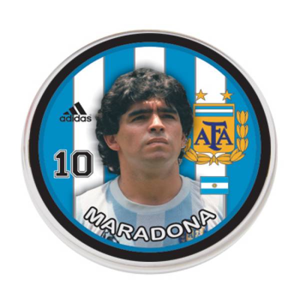 Botão da Argentina - Maradona