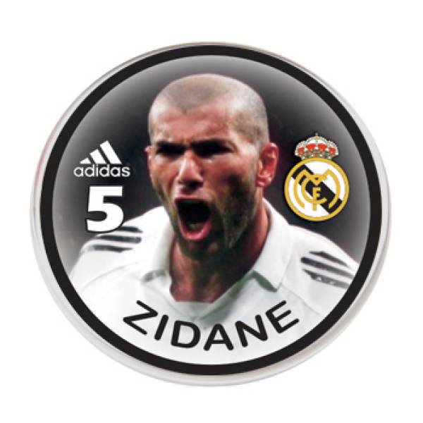 Botão do Real Madrid - Zidane