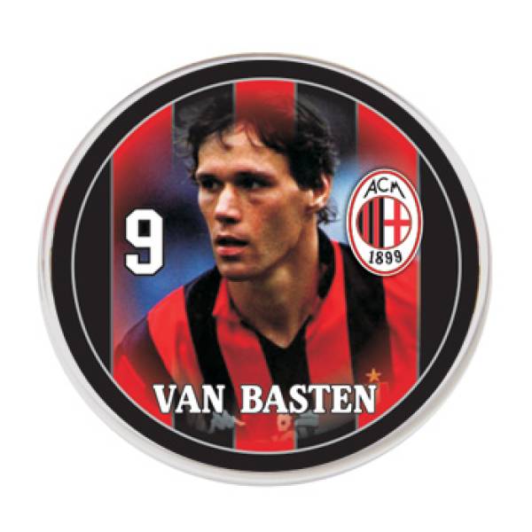 Botão do Milan - Van Basten
